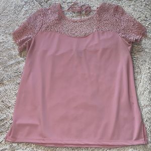 Half lace work shirt.